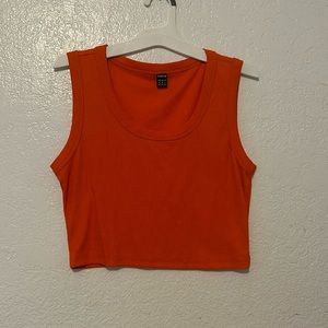 Shein orange crop top